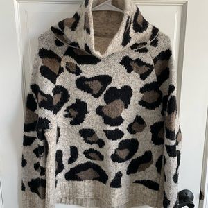 Women’s sweater. RD Style. Boutique sweater.  Animal print